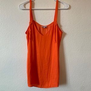 Bright orange blouse in size medium